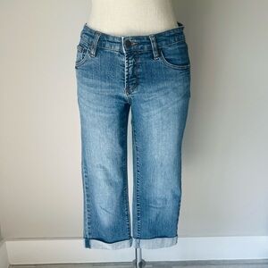 Vintage 2000s Westport denim mid rise capris